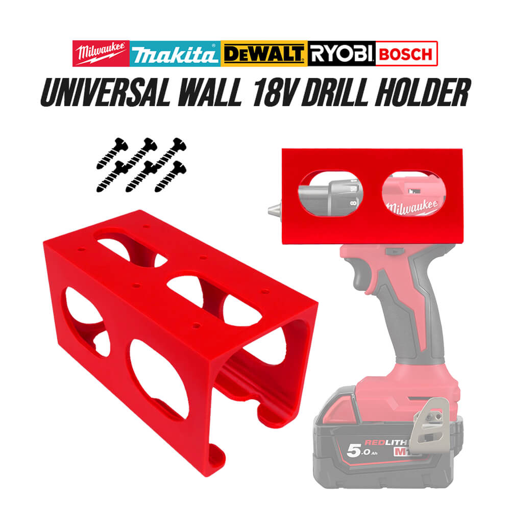 Power Tools Storage - Universal 18V Drill Wall Mount Holder,