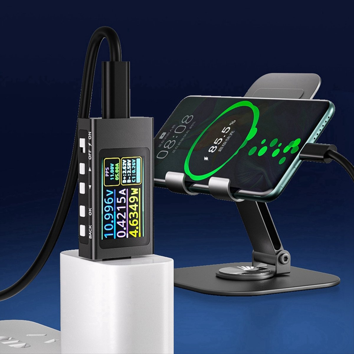 Power Tools Display - KWS-X1 Power Meter Type-C Tester Multifunction