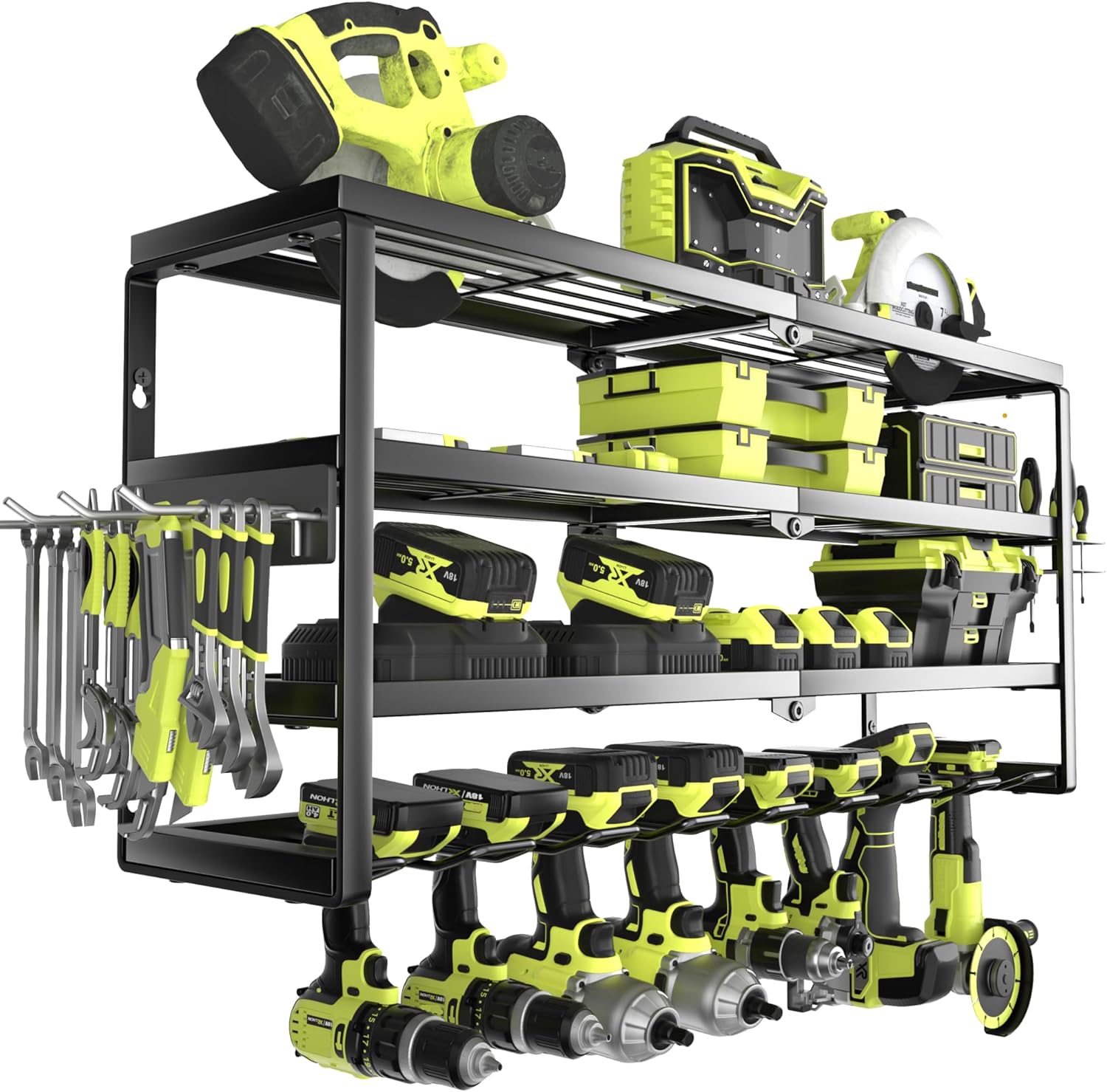 4 Layer Wall Mount Power Tool  - огляд і ціна Power Tools Storage