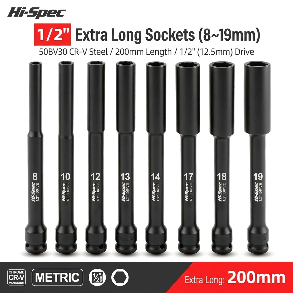 1/2 Inch Drive Extra Long Impa - огляд і ціна Power Tools Pneumatic