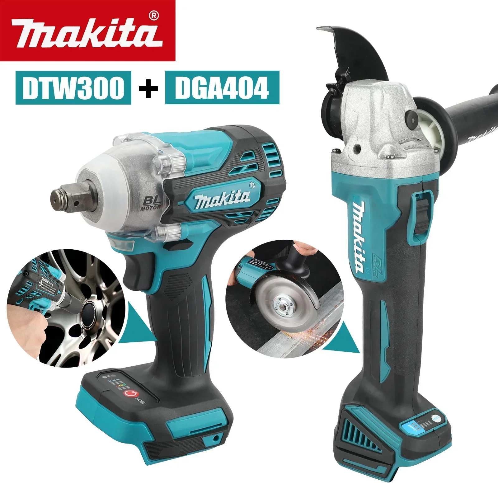 Makita DTW300 DGA404 Cordless  - огляд і ціна Makita Drill Dtw300