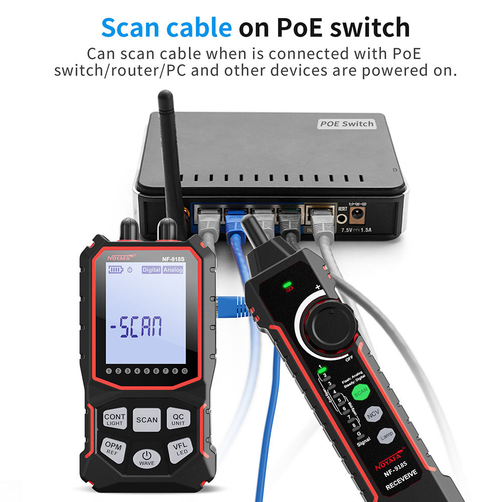 Noyafa Network Cable Tester LC - огляд і ціна Power Tools Display