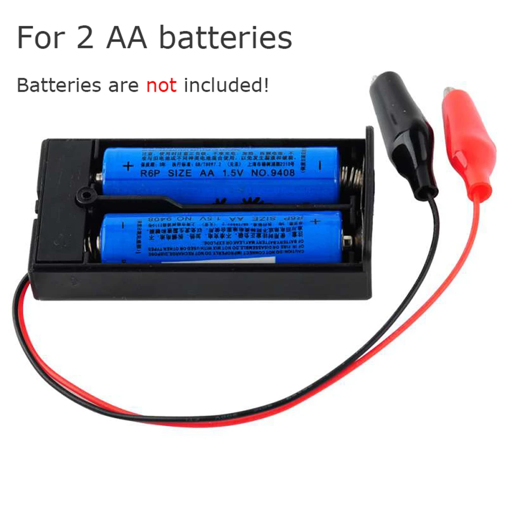 10PCS 2 AA 3V Battery Holder C - огляд і ціна Power Tools Storage