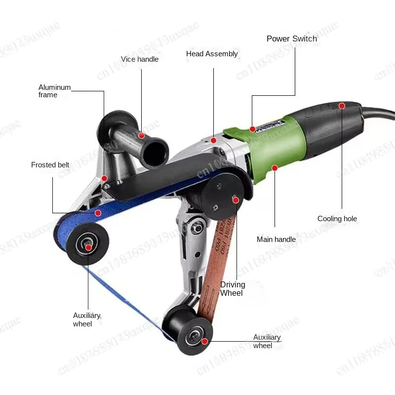 Handheld Pipe Polishing Belt S - огляд і ціна Belt Sander Portable