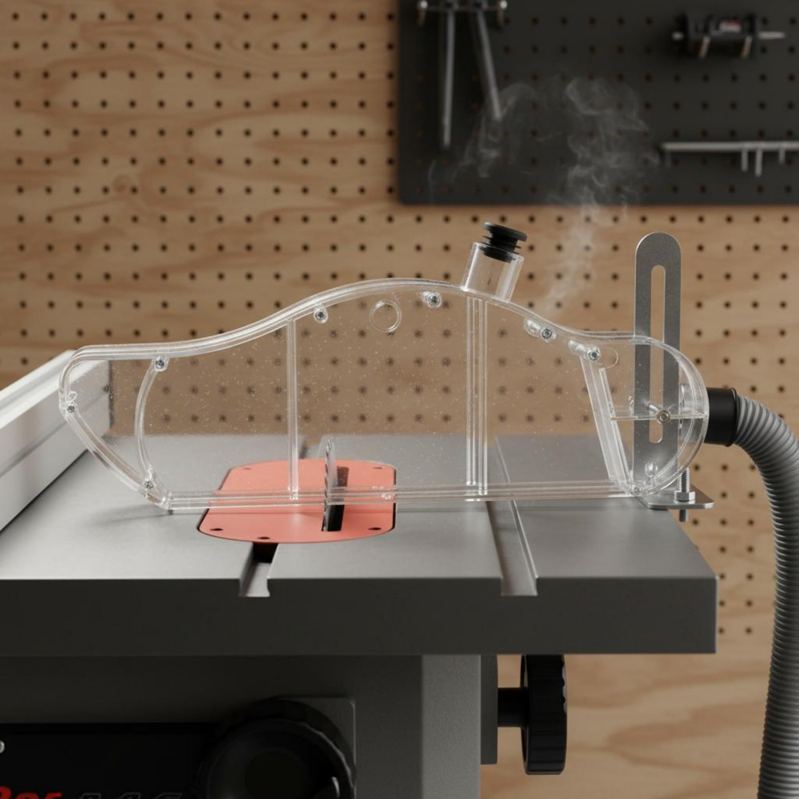 Table Saw Dust Guard Transpare - огляд і ціна Power Tools Vacuum