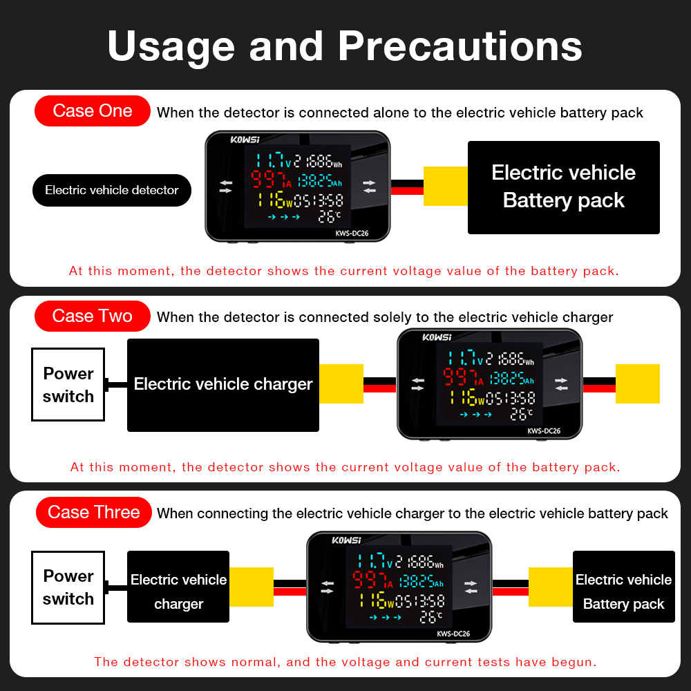 Battery Charging Tester KWS-DC - огляд і ціна Health Power Tools
