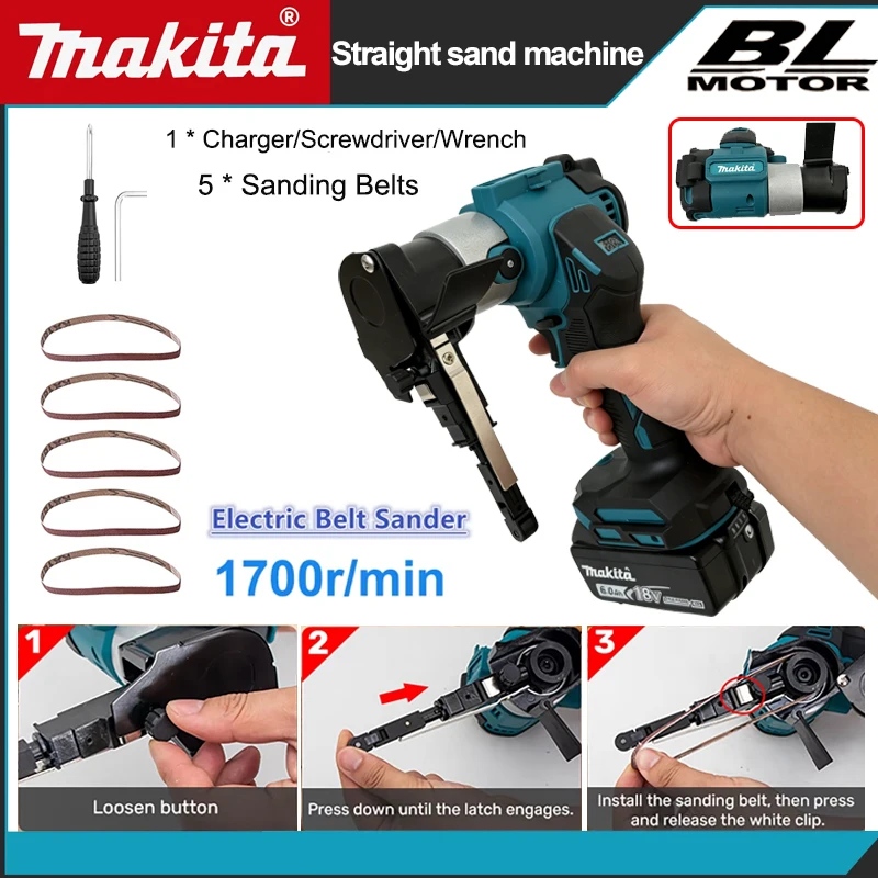 Makita Cordless Brushless Mini - огляд і ціна Belt Sander Portable