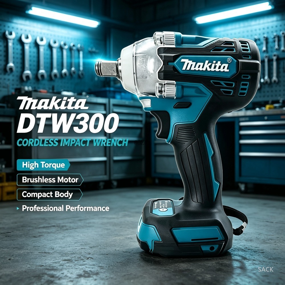 Makita DTW300 330N.M Brushless - огляд і ціна Makita Drill Dtw300
